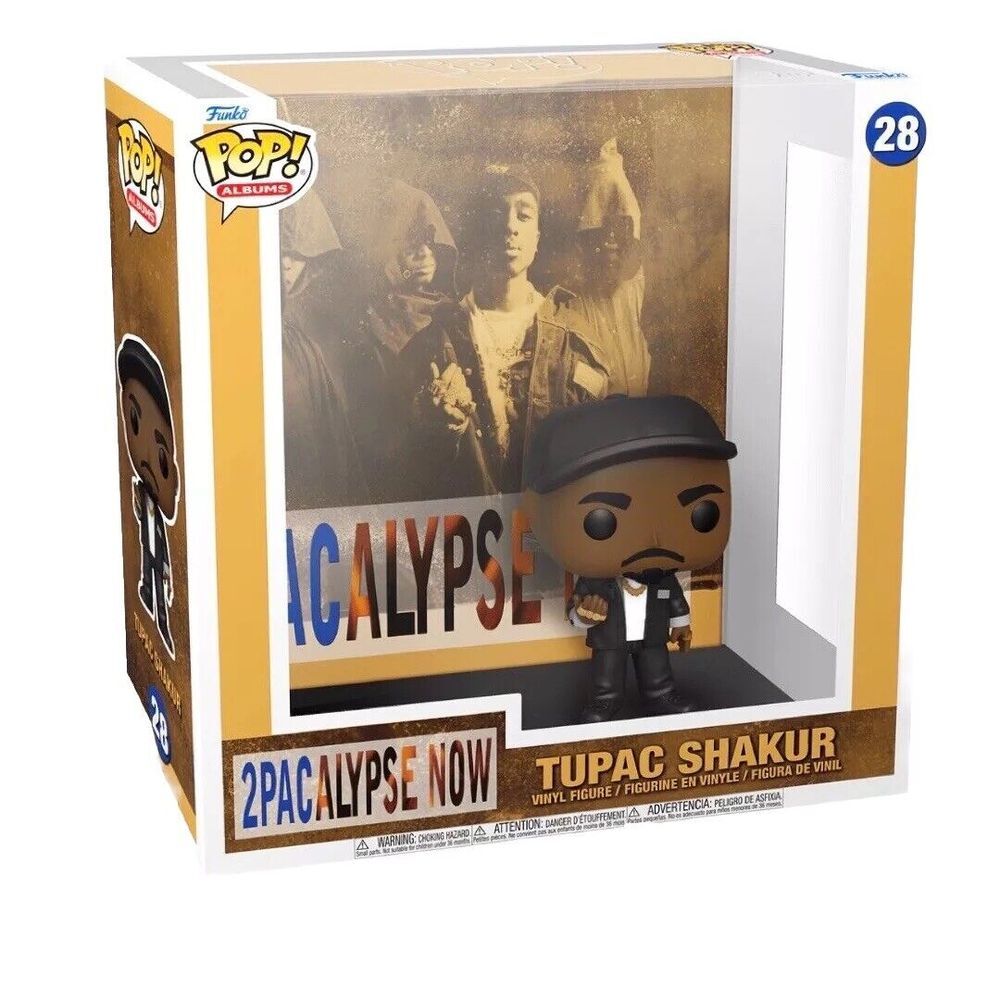 Funko POP Albums Tupac Shakur‎ 2pacalypse Now Vinyl Figure #28 2pac NIB